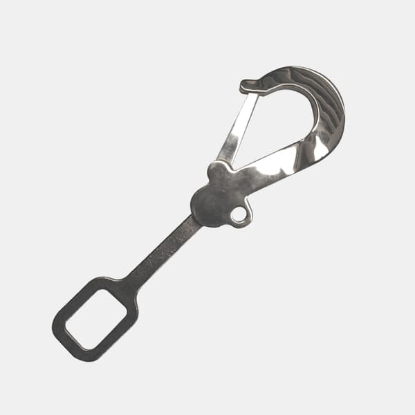 Flexhake Robline, rostfri, Ø42 mm, 270 mm, självlåsande, låsbar med hänglås