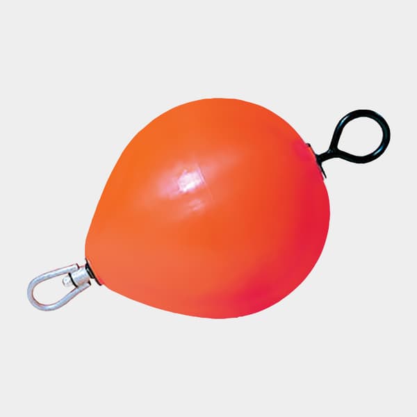 Förtöjningsboj Polyform CCE4, uppblåsbar, Ø54 cm x 59 cm, kort ten (17.5 cm), röd