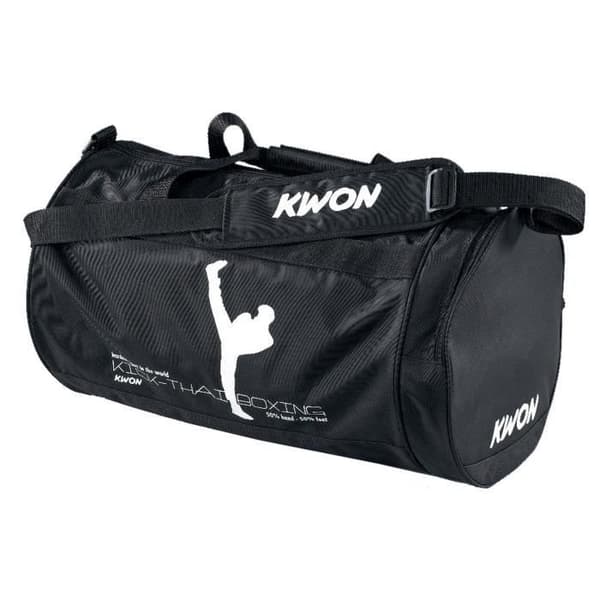 Sportväska Kick-Thaiboxing Kwon - svart - 48 x 24 cm