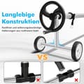 Miniatyrbillede 6 af 8: Pool Cover Roll System, 57x62 cm, Sort Sølv