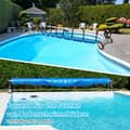 Miniatyrbillede 2 af 8: Pool Cover Roll System, 57x62 cm, Sort Sølv