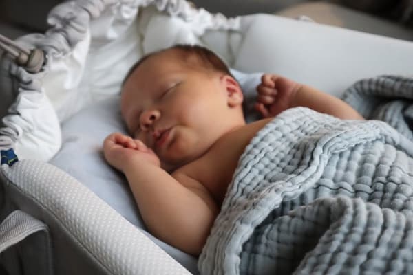 Babyfilt Layered Muslin EKO Dove Grey Vinter & Bloom