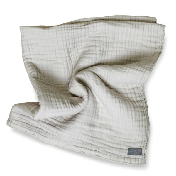 Babyfilt Layered Muslin EKO Dove Grey Vinter & Bloom