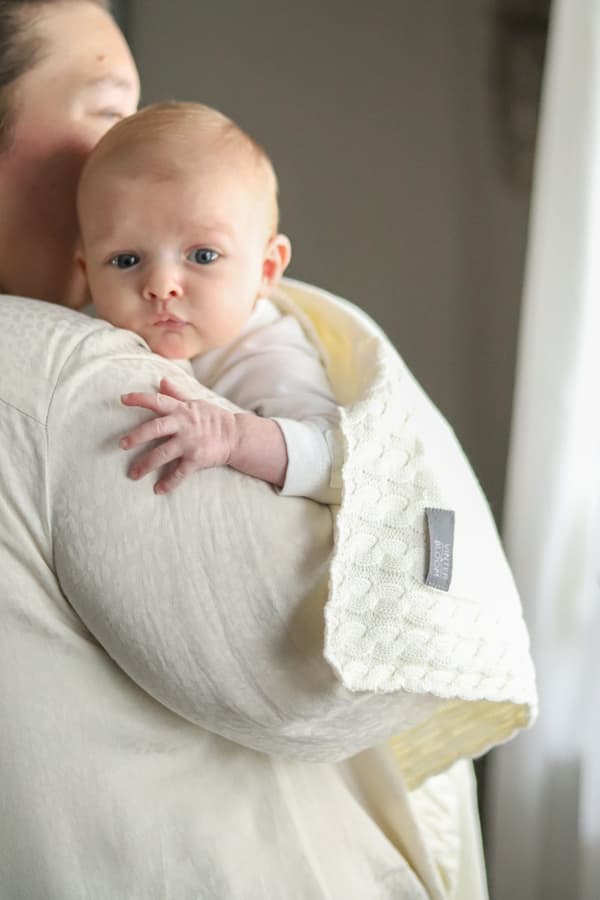 Babyfilt Joy EKO Warm White Vinter & Bloom