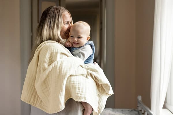 Babyteppe Layered Muslin ECO Pearl White Vinter & Bloom