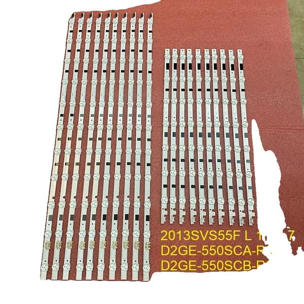 LED-taustavalonauha, yhteensopiva Samsung UA55F6400:n ja UE55F6320:n kanssa.
