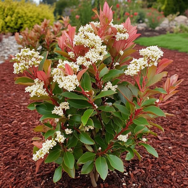 Joulumarja - 2 kpl - Photinia fraseri 'Red Robin' - Korkeus 30-40 cm - ⌀17 cm