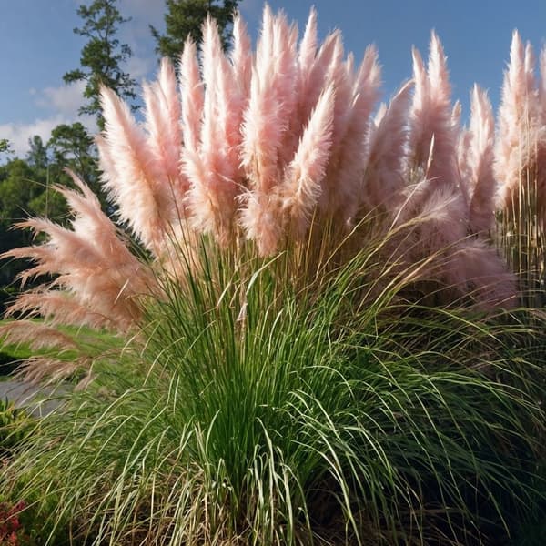 Pampasgræs - Sæt med 6 - Cortaderia selloana - Højde 25-40cm - ⌀9cm
