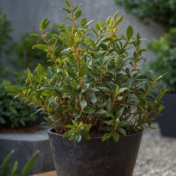 Makea myrtti - 2 kpl - Sarcococca 'Confusa' - Korkeus 30-40cm - ⌀17cm