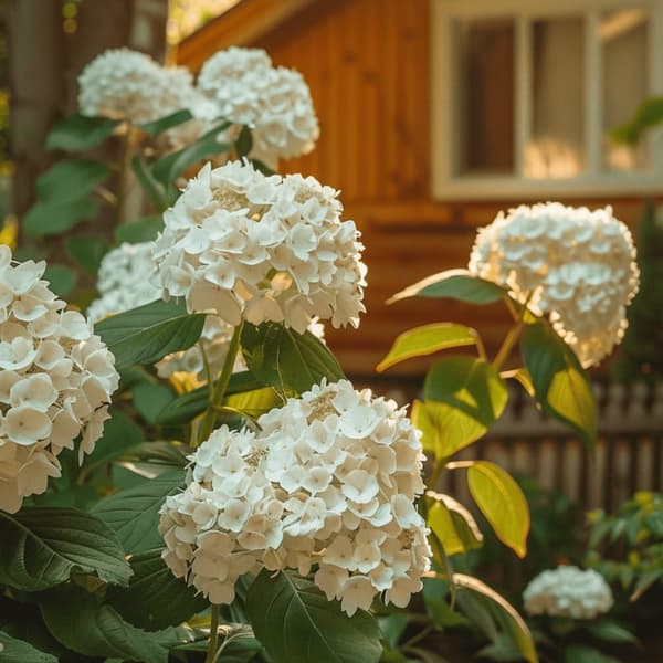 Hortensia - Set om 2 - Hydrangea paniculata 'Bobo' - Höjd 25-40cm - ⌀19cm
