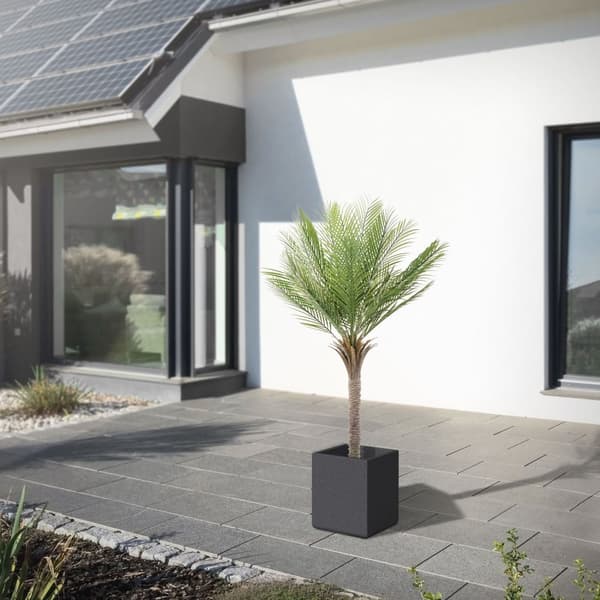 Konstgjord palm 150 cm Tropisk konstgjord palm i kruka ML-design