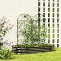 Miniatyrbillede 2 af 9: Trellis Sæt, 50x120 cm, Sort