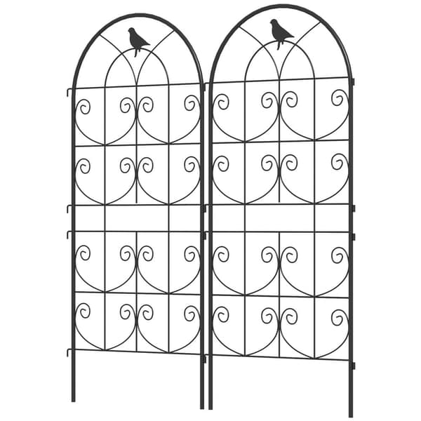 Trellis Sæt, 50x120 cm, Sort