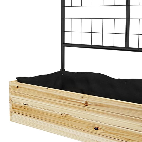 Kohopenkki, 80x38x145 cm, luonnonpuu