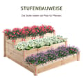 Miniatyrbillede 4 af 9: Hævet Havebed, 124x124x56 cm, Natur
