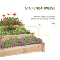 Miniatyrbillede 7 af 9: Hævet Havebed, 124x124x56 cm, Natur