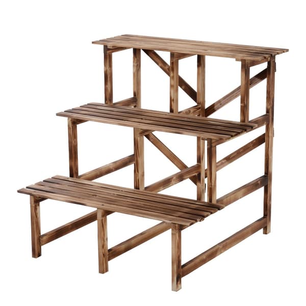 Plante Stand, 80x80x78 cm, Natur