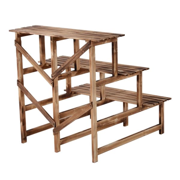 Plante Stand, 80x80x78 cm, Natur
