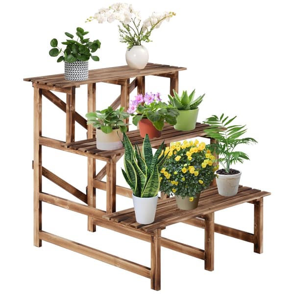 Plante Stand, 80x80x78 cm, Natur