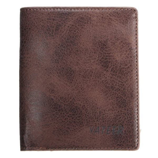 Ohut miesten nahkainen Bifold Vintage lompakko Kolikko Luottokortti Käteisraha Kukkaro Lahjat