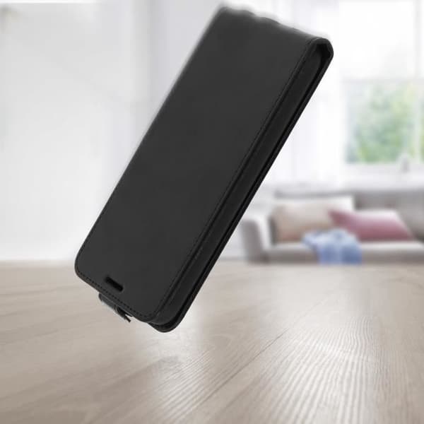 Ärende - AVIZAR - Sony Xperia L4 - Ekoskinn - Svart - Heltäckande skydd