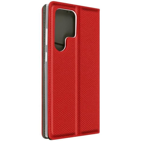 Fodral - AVIZAR - Samsung S23 Ultra - Syntetiskt läder - Magnetisk stängning - Korthållare
