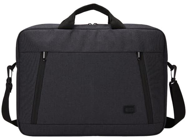 GEANTA CASE LOGIC, pt. notebook de max. 15.6 inch, 1 compartiment, buzunar frontal | buzunar dorsal, waterproof, poliester, negru, "HUXA215 BLACK" / 3