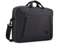 Miniatyrbild 1 av 8: GEANTA CASE LOGIC, pt. notebook de max. 15.6 inch, 1 compartiment, buzunar frontal | buzunar dorsal, waterproof, poliester, negru, "HUXA215 BLACK" / 3