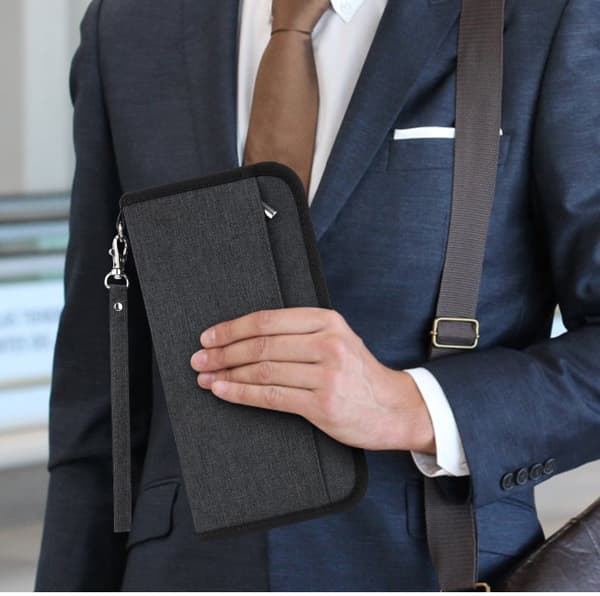 RFID Passport Travel Documents Organizer