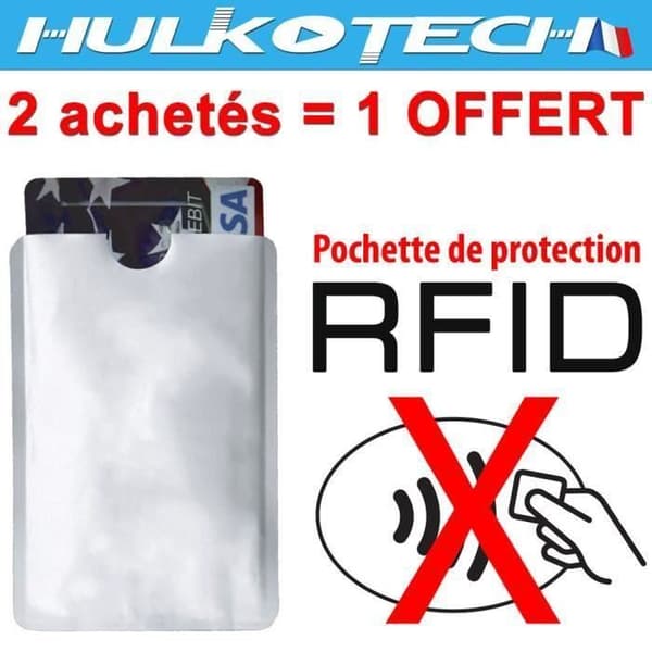 Säkerhetsskyddsfodral RFID / NFC skyddsficka för kreditkort -