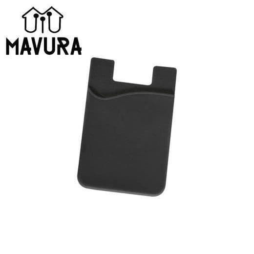 Mobiltelefonfodral - MAVURA - SMARTWALLET - Svart - PVC - Återanvändbart lim