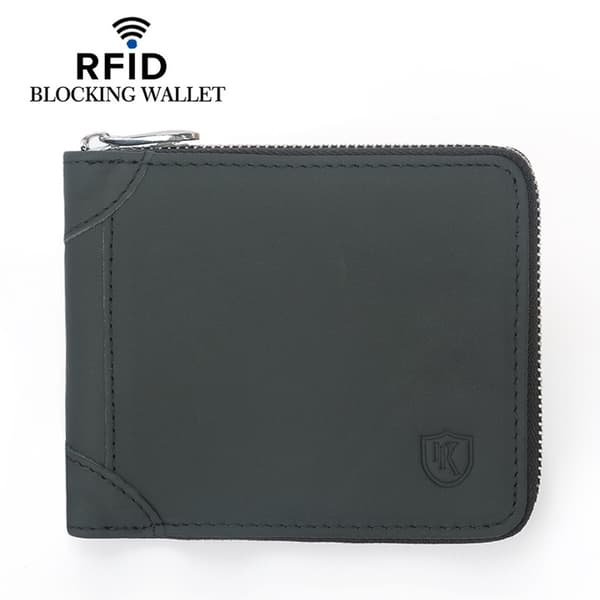 INF RFID-suojauksella varustettu vintage-nahkainen korttikotelo