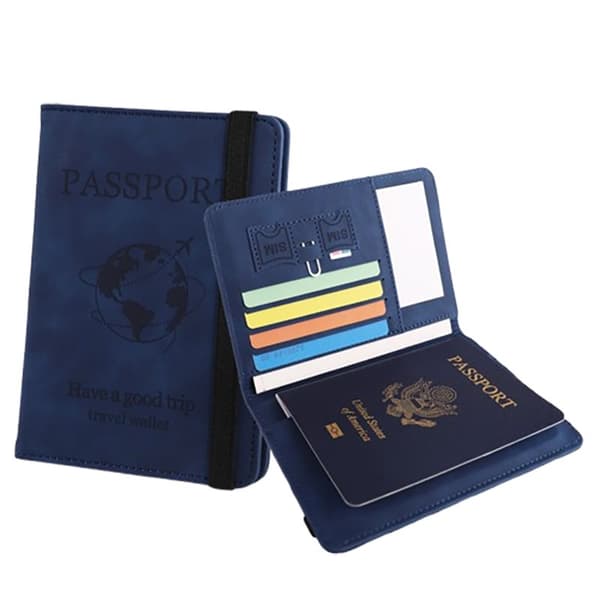 INF RFID-blokkerende passholder - sikker reiselommebok og dokumentarrangør