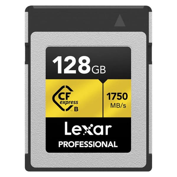 Lexar CF Express-kort 128GB typ B guld R1750/W1500