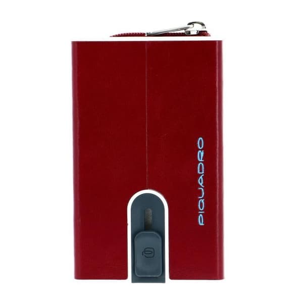 PIQUADRO Blue Square Kompakt Plånbok Slider RFID Röd [109752]