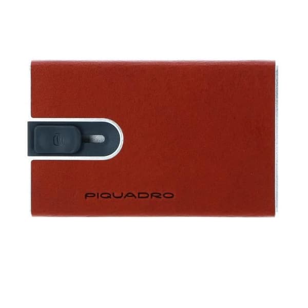 PIQUADRO Black Square Kreditkortfack Slider RFID Arancio [109002]
