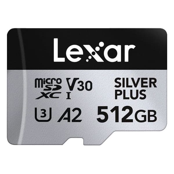 Lexar kort microsdxc silver plus uhs-1 512gb v30 r205/w150mb/s