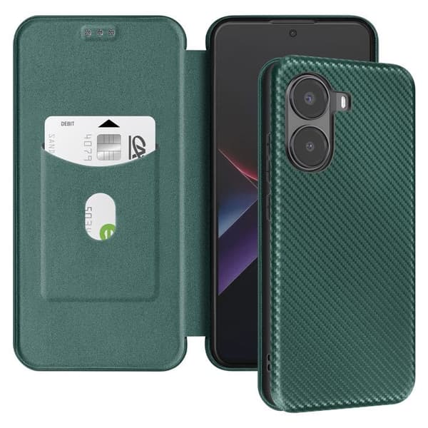 Kolfodral för Xiaomi Poco X7 Pro Korthållare Videostöd Mörkgrön