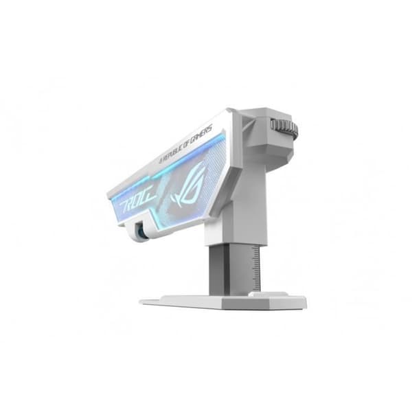 Grafikkortsstöd - ASUS - XH01 ROG HERCULX - Vit - ARGB - Justerbar höjd 72-128 mm