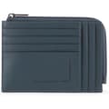 Miniatyrbild 1 av 2: Piquadro PQJ RFID kreditkortsfodral i läder 12,5 cm blå PU1243PQJR-BLU, PU1243PQJR-BO, PU1243PQJR-N