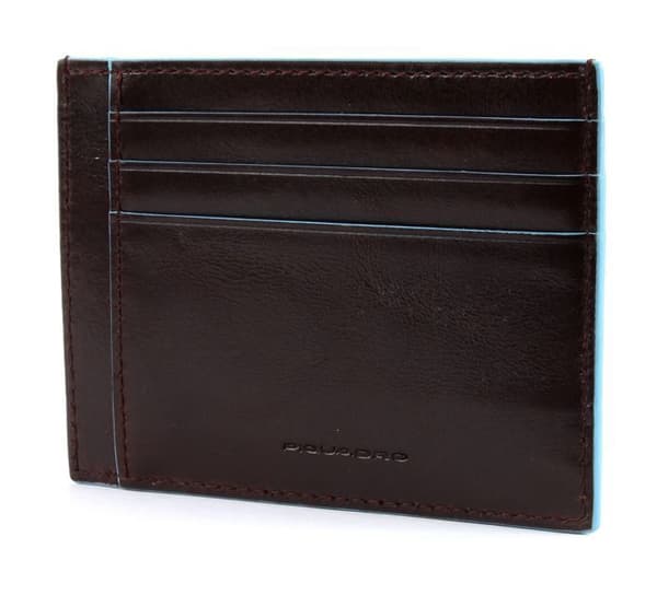 Piquadro - B2R Blue Square kredit- och visitkortshållare - 2762B2R-MO-UN - MOGANO