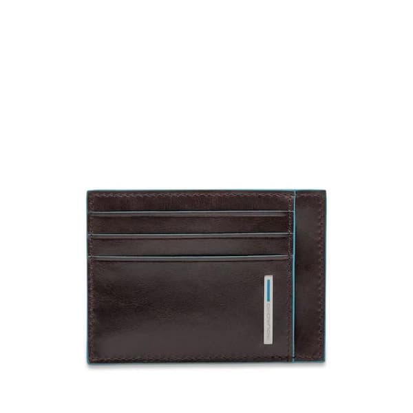 Piquadro - B2R Blue Square kredit- och visitkortshållare - 2762B2R-MO-UN - MOGANO