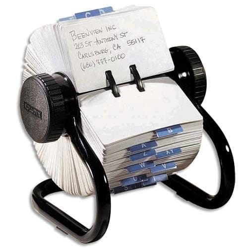 Rolodex Rotary File Black Metal AZ N66704