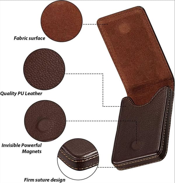 INF Funktionel visitkortholder, cCard holder etui med magnetlås