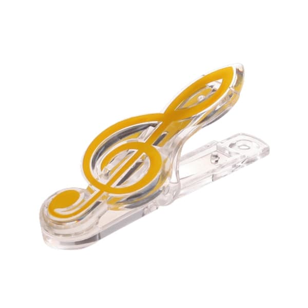 INF 2-pakning noteklemmer, sideholder for musikkbøker til piano og keyboard