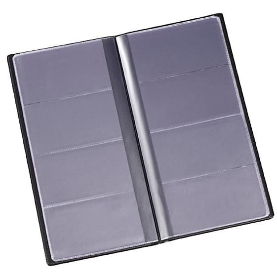 Visitkortholder 120x240mm /96 visitkort/ visitkort Lux Biurfol Sort