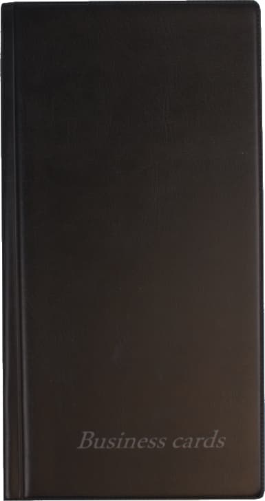 Visitkortholder 120x240mm /96 visitkort/ visitkort Lux Biurfol Sort