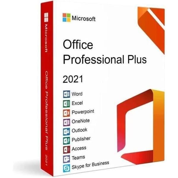 Kontorsprogram - Microsoft - Office 2021 Pro Plus - Ny - Nedladdning - Windows 10
