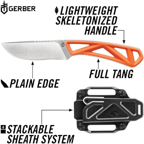 GERBER EXO-MOD JAKTSET,  Gerber jaktset med såg och 2 knivar