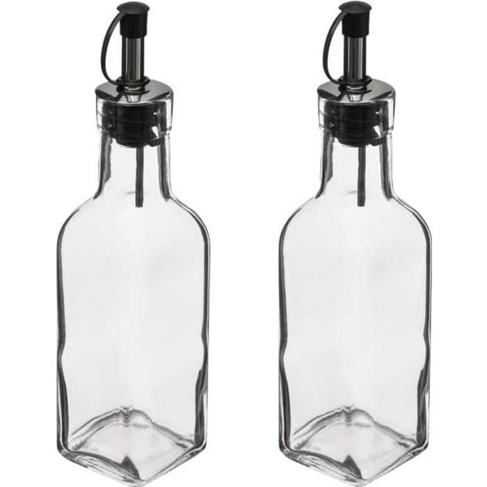 Secret de Gourmet - Olja och vinäger Set 16cl L, 4,5 x B, 4,5 x H, 19,5 cm Transparent